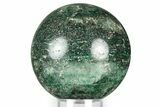 Polished Fuchsite Sphere - Madagascar #349708-1